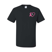 Load image into Gallery viewer, Breast Cancer Awareness T-Shirt (Black-Planes)