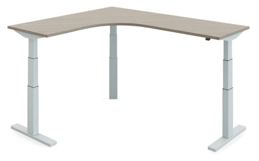 The Boomarang - Solo Sit-to-Stand Desk